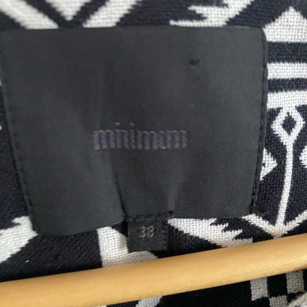 Minimum Black and White Aztec Patterned Jacket - Picture 4 of 4